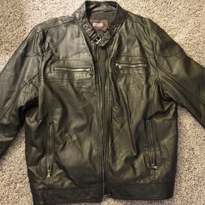 Michael Kors Men's Leather Jacket Large